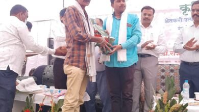 Photo of कृषी महोत्सवात  विजय भुतेकर सन्मानित