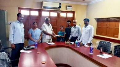 Photo of चिखली अर्बन बँकेच्या अंबड शाखेत मृतकाच्या वारसदारास  धनादेशाचे वितरण