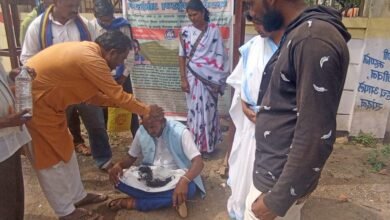 Photo of दलित अत्याचार विरोधात भीम आर्मीचे  चिखली तहसील समोर  धरणे व मुंडण आंदोलन