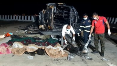 Photo of समृद्धी महामार्गावर पिंपळखुटा जवळ लक्झरी बसचा भीषण अपघात 21 प्रवाशांचा मृत्यू