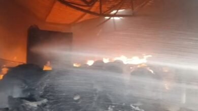 Photo of चिखली एमआयडीसीमधील नागवाणी इंडस्ट्रीजला भीषण आग; सुमारे १५ लाखांचे नुकसान