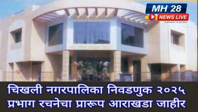 Photo of चिखली नगरपरिषद निवडणूक २०२५ : असा आहे प्रभाग रचनेचा प्रारूप आराखडा; ३१ ऑगस्टपर्यंत नोंदवता येणार आक्षेप