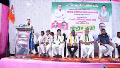 Photo of चिखलीच्या सर्वांगीण विकासासाठी प्राचार्य निलेश गावंडे यांना विजयी करा – आ. सना मलिक शेख  ना. माणिकराव कोकाटे यांनी दिली अल्पसंख्याकांच्या समस्या सोडवण्याची ग्वाही