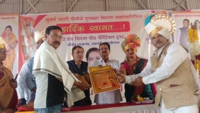 Photo of भिकू लोळगे यांना उत्कृष्ट पत्रकारिता पुरस्कार प्रदान सुवर्ण भरारी सेवाभावी संस्थेतर्फे झाला गौरव