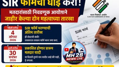 Photo of SIR फॉर्मची घाई करा ! मतदारांसाठी निवडणूक आयोगाने जाहीर केल्या दोन महत्त्वाच्या तारखा