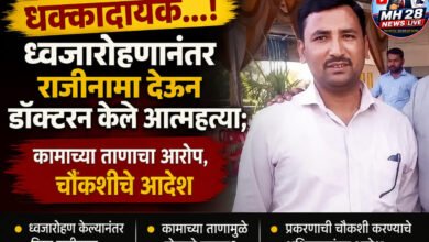Photo of धक्कादायक…! ध्वजारोहणानंतर राजीनामा देऊन डॉक्टरने केले आत्महत्या; कामाच्या ताणाचा आरोप, चौकशीचे आदेश