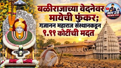 Photo of बळीराजाच्या वेदनेवर मायेची फुंकर; गजानन महाराज संस्थानकडून १.११ कोटींची मदत